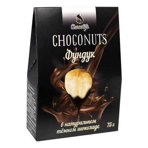 Фундук Chocolife в натуральном темном шоколаде 75 г в Верный