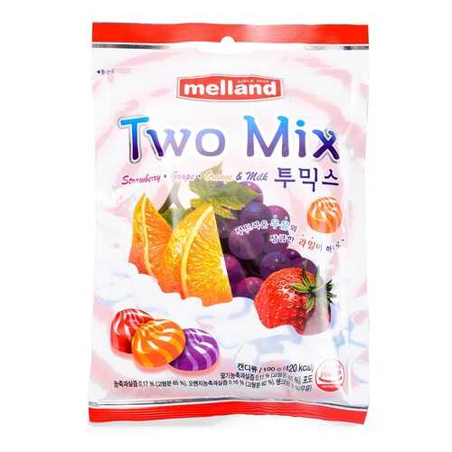 Карамель Melland Two mix фруктовая со сливками 100 г Южная Корея в Верный