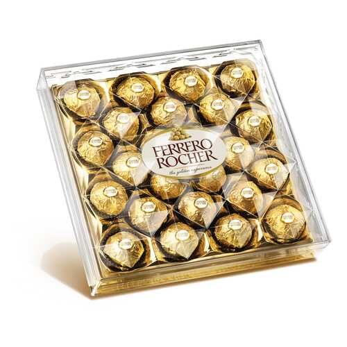 Конфеты Ferrero Rocher хрустящие с лесным орехом 300 г в Верный