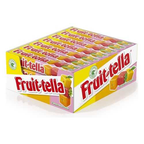 Конфеты Fruit-tella жевательные ассорти 21*41 г в Верный