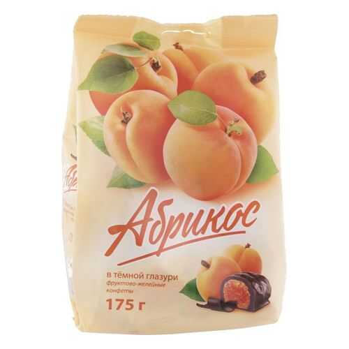 Конфеты фруктово-желейные Good Food абрикос в темной глазури 175 г в Верный