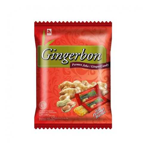Конфеты имбирные GingerBon с арахисом, жевательные 125 г в Верный