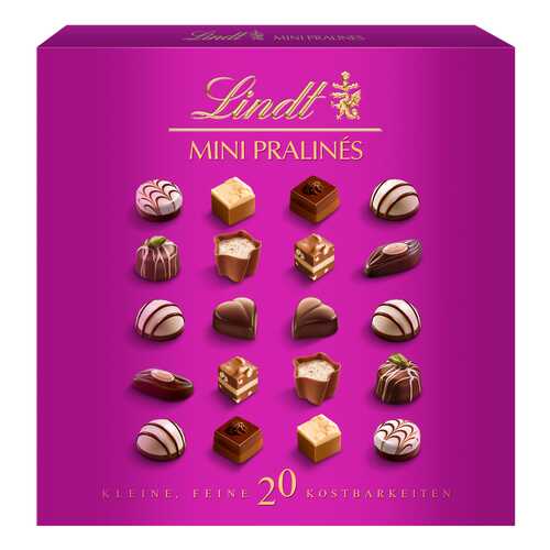Конфеты из молочного шоколада Lindt mini pralines 100 г в Верный