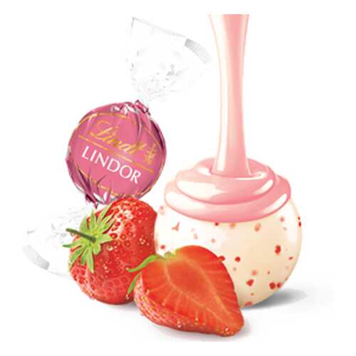 Конфеты Lindt линдор клубника и сливки 6 кг в Верный