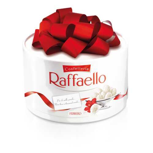 Конфеты Raffaello с цельным миндальным орехом в кокосовой обсыпке торт 200 г в Верный