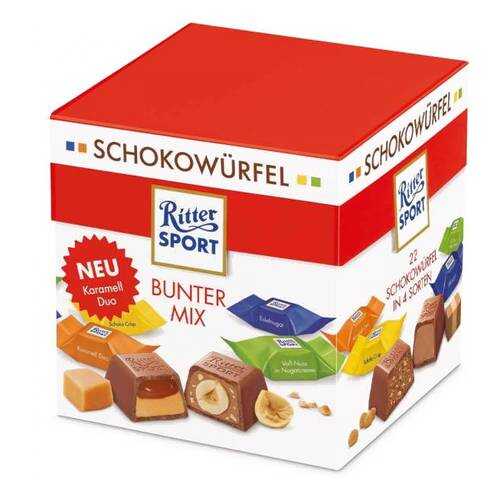 Набор конфет Ritter Sport Schokowurfel Микс 176г в Верный