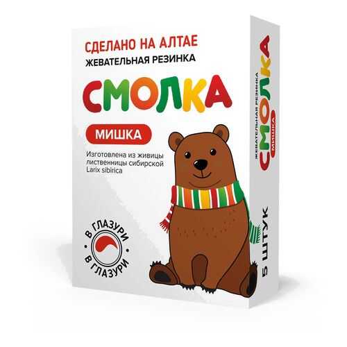 Смолка Мишка в глазури 5 шт в Верный
