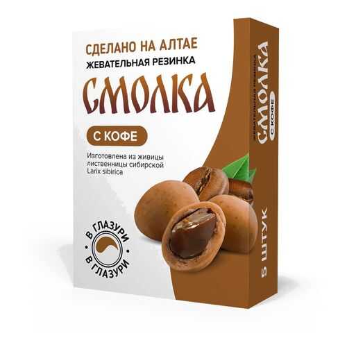 Смолка с кофе в глазури 5 шт в Верный