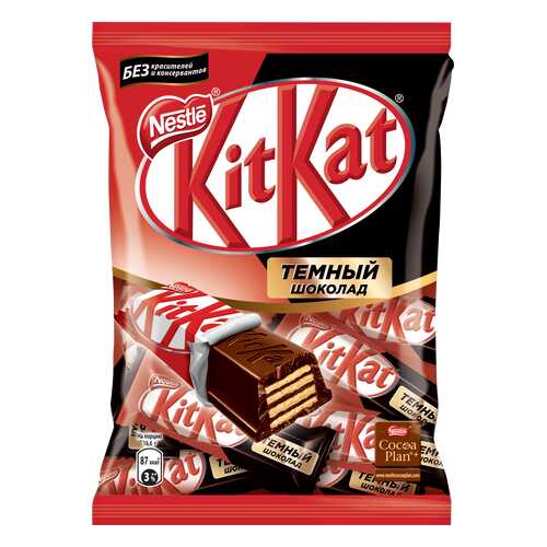 Темный шоколад Kit Kat dark с хрустящей вафлей 169 г в Верный