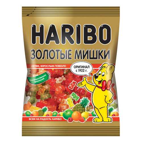 Мармелад Haribo жевательный золотые мишки 70 г в Верный