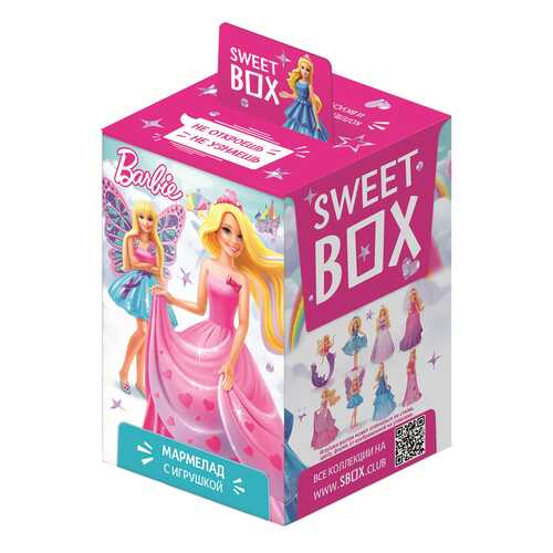 Мармелад Sweet box barbie с игрушкой в коробочке 10 г в Верный