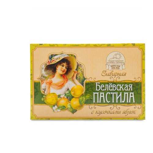 Пастила Старые традиции Заварная с кусочками яблок 170 г в картонной упаковке Россия в Верный