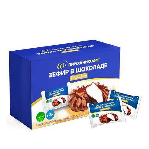 Зефир Пирожникофф пломбир в шоколаде XXL 800 г в Верный