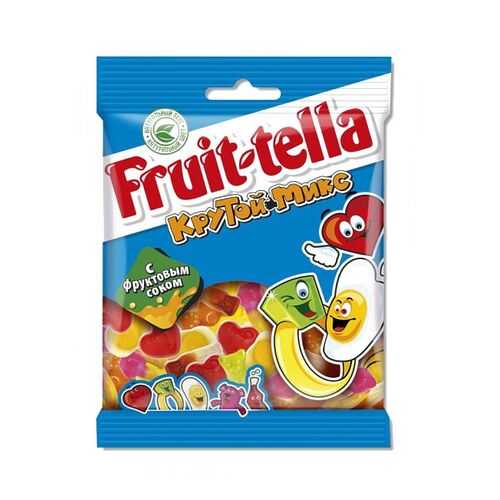 Жевательный мармелад Fruit-tella крутой микс с фруктовым соком 70 г в Верный