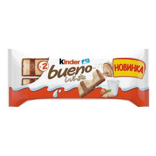 Батончик Kinder киндер буэно в белом шоколаде в Верный