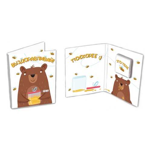 Шоколад Chokocat Выздоравливай, молочный, мини-открытка, 5 гр в Верный