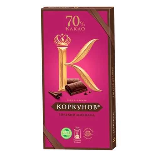 Шоколад горький А. Коркунов 70% 90 г в Верный