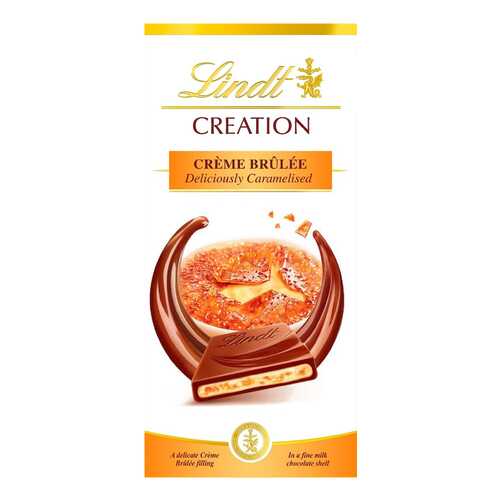 Шоколад Lindt криэйшн молочный крем-брюле 150 г в Верный