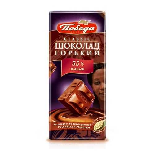Шоколад Победа Вкуса 55% горький в Верный