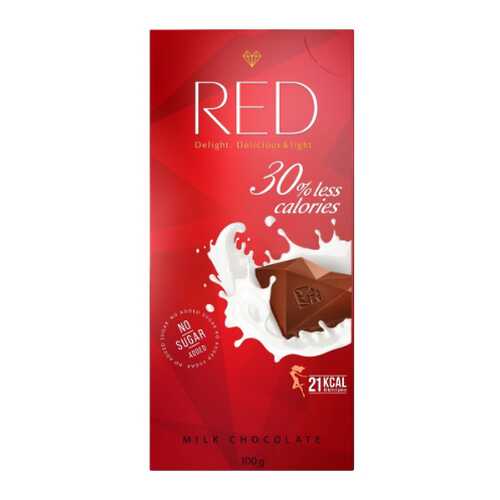 Шоколад Red delight молочный с пониженной калорийностью 100 г в Верный