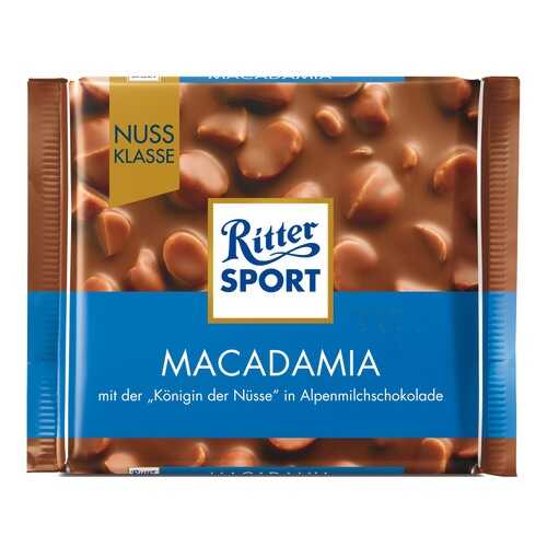 Шоколад Ritter Sport макадамия молочный с обжаренным орехом макадамии 100 г в Верный
