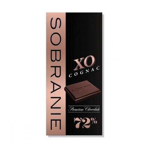 Шоколад Sobranie XO Cognac, горький, с коньяком , 90 гр в Верный