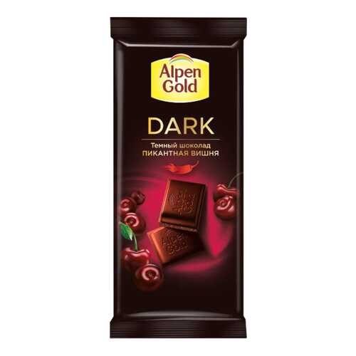 Шоколад темный Alpen Gold пикантная вишня 85 г в Верный