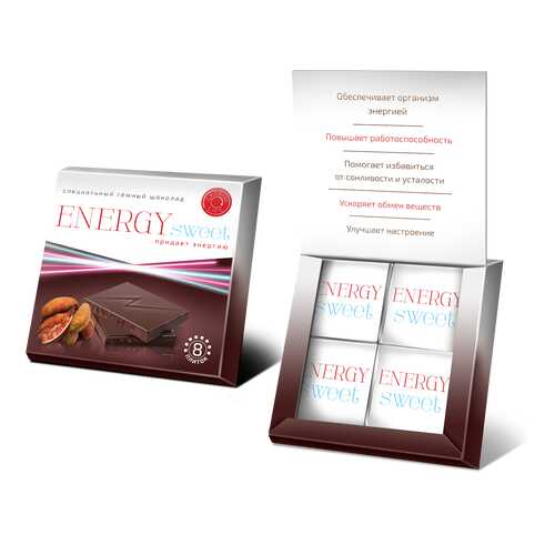 Шоколад темный iMix ENERGYsweet 40 г в Верный