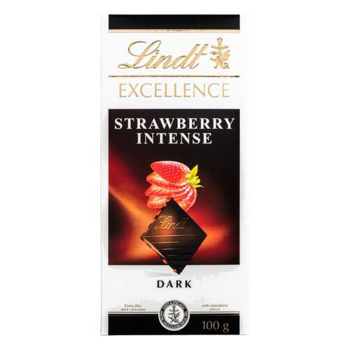 Шоколад темный Lindt excellence клубника 100 г в Верный