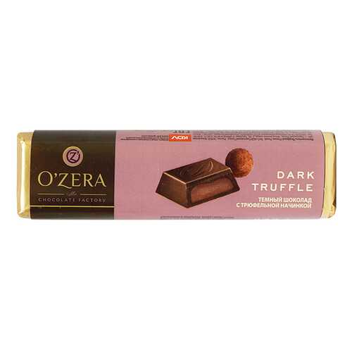Шоколад темный O'Zera dark truffle с трюфельной начинкой 47 г в Верный