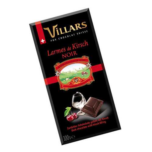 Шоколад темный Villars с вишневым бренди 100 г в Верный
