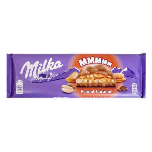 Шоколад трехслойный Milka арахис и карамель 276 г в Верный