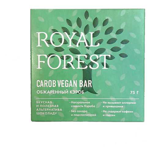 Шоколад Веганский, из обжаренного кэроба Royal Forest 75 г в Верный