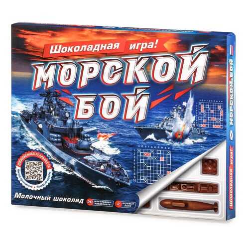 Шоколадная игра Вкусные идеи морской бой 180 г 28х22х2 Россия в Верный