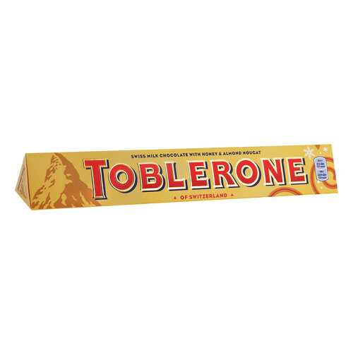 TOBLERONE шоколад молочный медово-миндальная нуга 200г в Верный