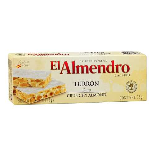 Туррон El Almendro миндальный хрустящий 75 г в Верный