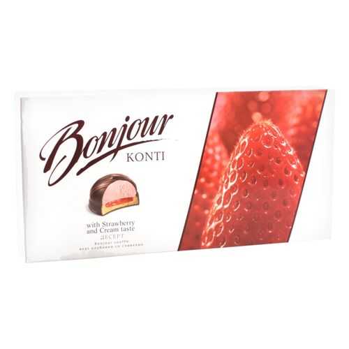 Десерт Bonjour souffle вкус клубники со сливками 232 г в Верный