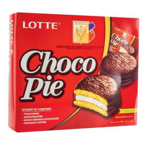 Пирожное choco pie Lotte 336 г в Верный