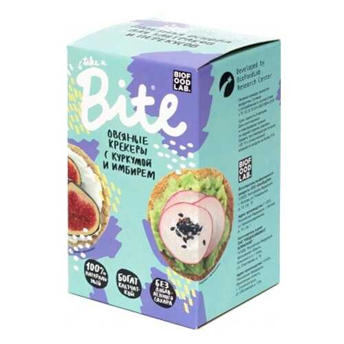 Крекеры овсяные Take a Bitey с куркумой и имбирем 200 г в Верный