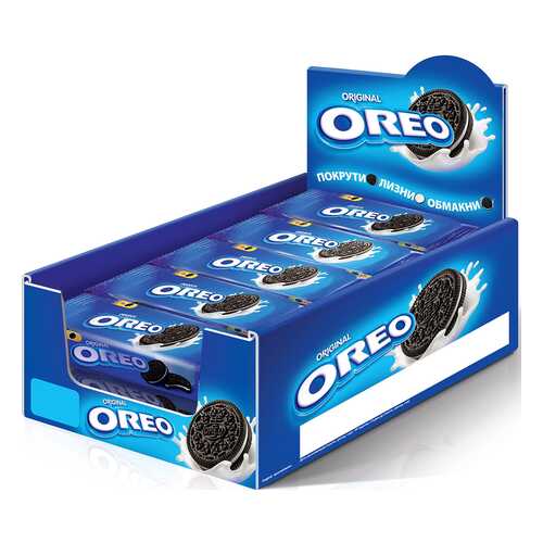 OREO печенье с какао и начинкой с ванильным вкусом 38г по 12 шт в Верный