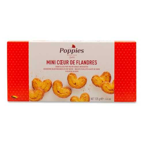 Печенье Poppies Мини -Сердечки125г Бельгия в Верный
