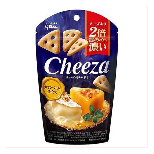 Печенье-снек Glico Cheeza с сыром камамбером 40 г в Верный