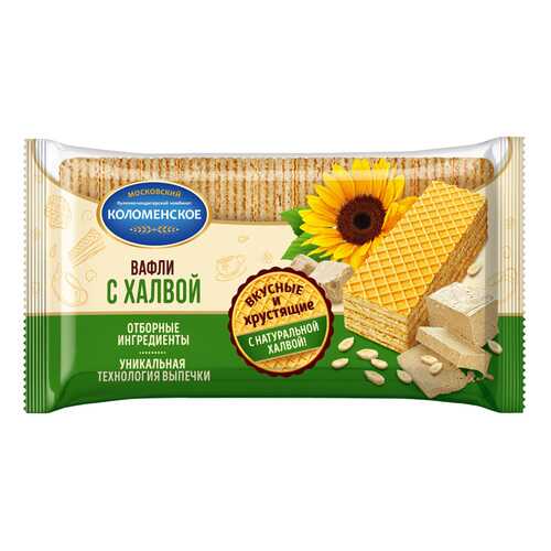 Вафли КОЛОМЕНСКОЕ с халвой 220г*5 шт в Верный