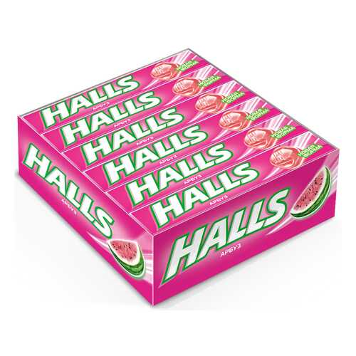 Карамель Halls арбуз 12 шт в Верный