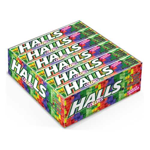 Карамель Halls Сolors ассорти 12 шт в Верный