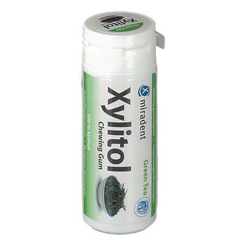 Miradent Xylitol жевательная резинка с ксилитом (зеленый чай) в Верный