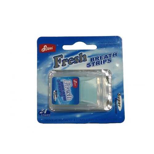 Полоски освежающие дыхание Fresh мята 24 пастилки в Верный