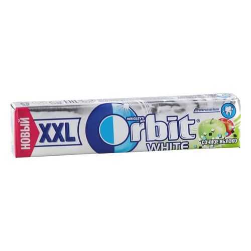 Резинка жевательная Orbit white с ароматом яблока 20.4 г в Верный