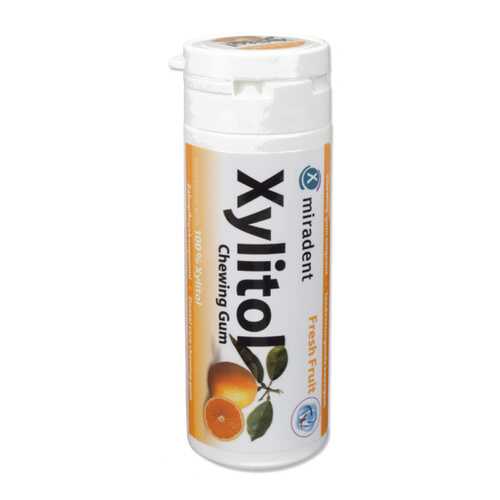 Жевательная резинка Miradent xylitol chewing gum свежие фрукты в Верный