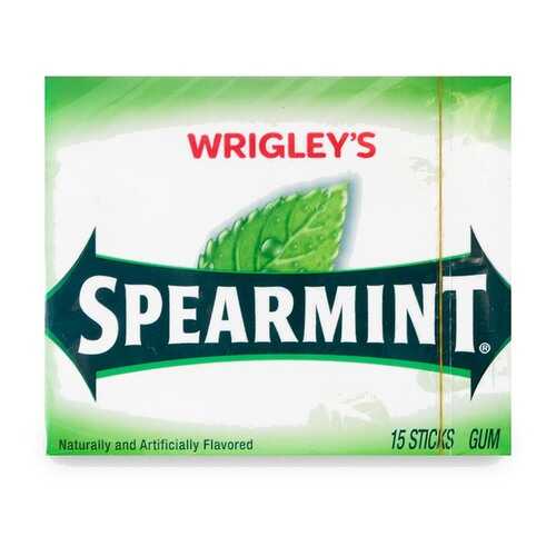 Жевательная резинка Wrigley's Spearmint 15 пластинок США в Верный